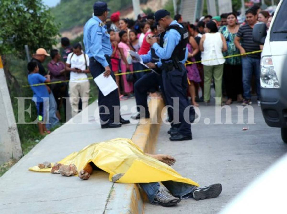 Un muerto y un herido en ataque criminal en aldea La Cuesta de la capital de Honduras