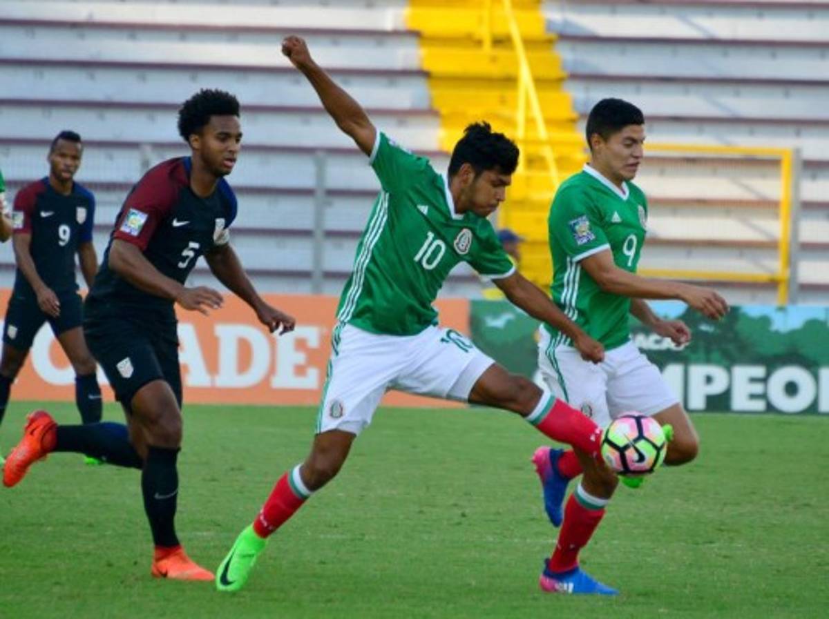 México cae ante EE UU en semifinal de premundial sub-20 de Concacaf
