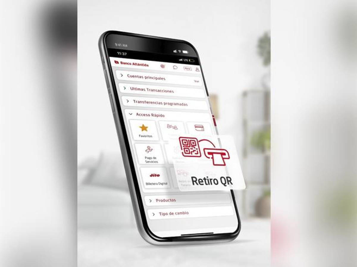 Banco Atlántida revoluciona la forma de enviar y retirar dinero a través de Retiro QR