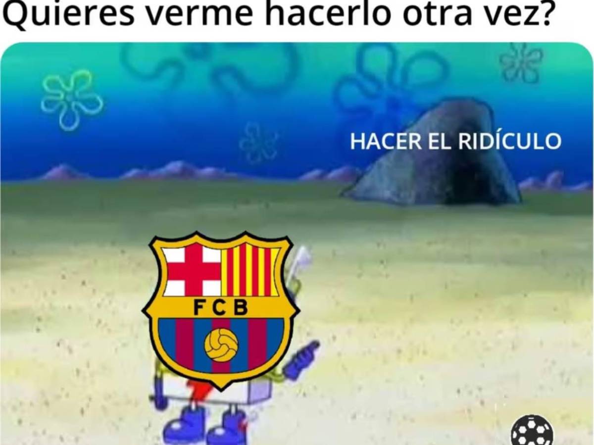 Atlético y Real Madrid se burlan: Los memes que dejó la eliminación de Barcelona en Copa del Rey