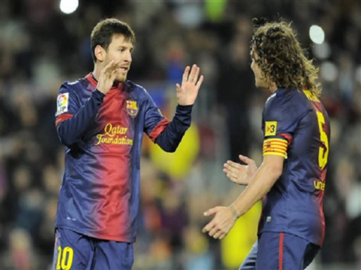 Messi anota cuatro de los cinco goles contra el Osasuna