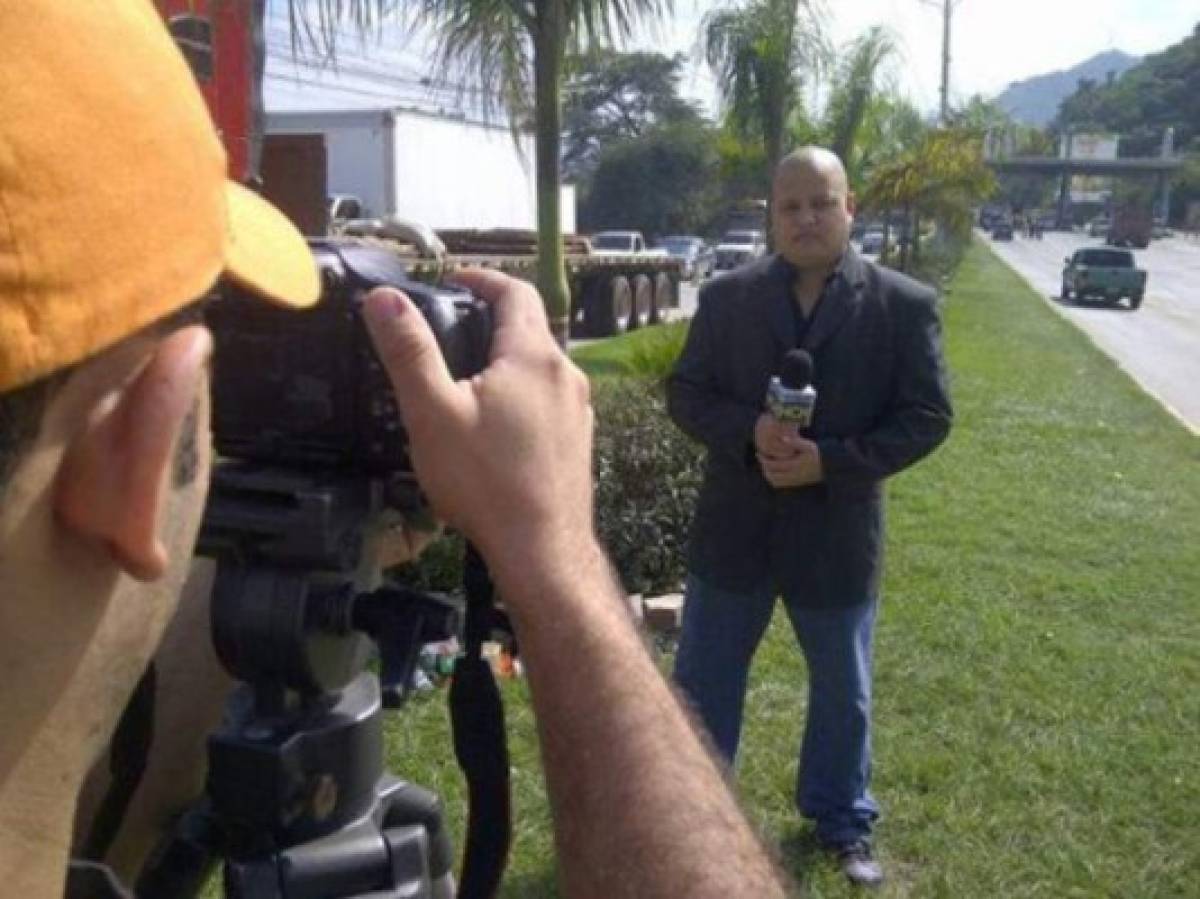 Igor Padilla en su faceta como reportero de HCH (Fotos: EL HERALDO Honduras / Noticias EL HERALDO / Sucesos de Honduras / EL HERALDO)