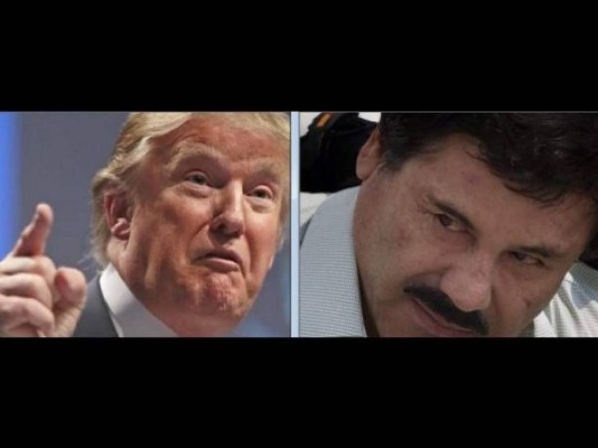 La supuesta cuenta en Twitter donde el 'Chapo' amenaza a Trump