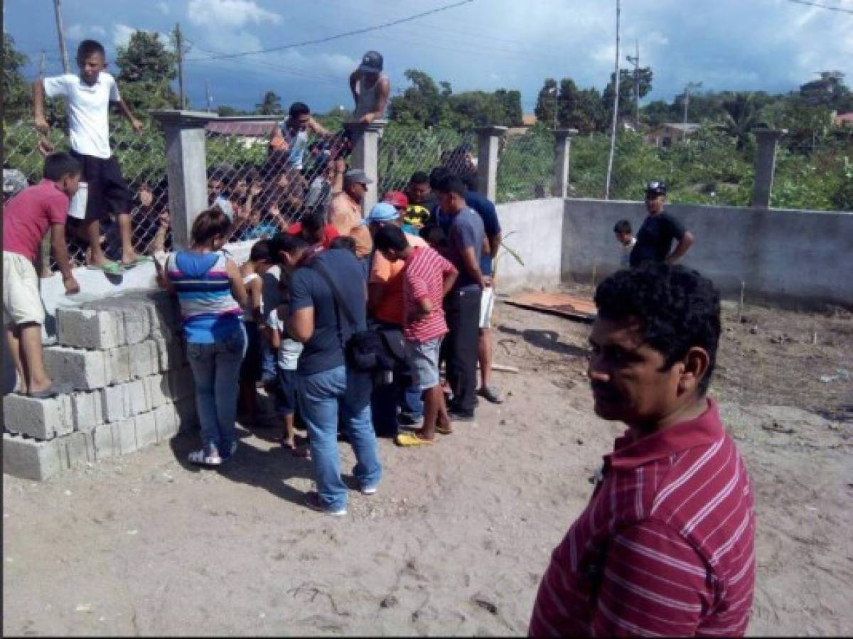 Honduras: Progreseños aseguran que encontraron petróleo en el patio de su casa