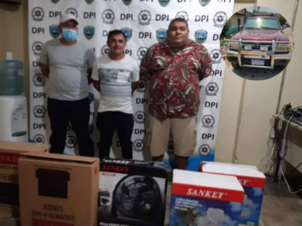 Capturan a miembros de banda 'El Gordo' en Nacaome