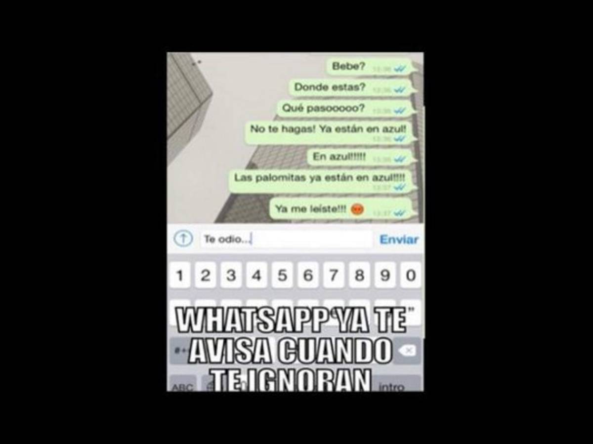 Los memes por el check azul de WhatsApp