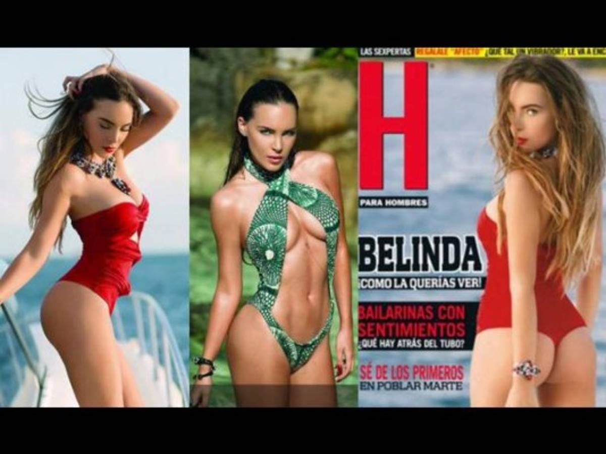Belinda con poca ropa en H