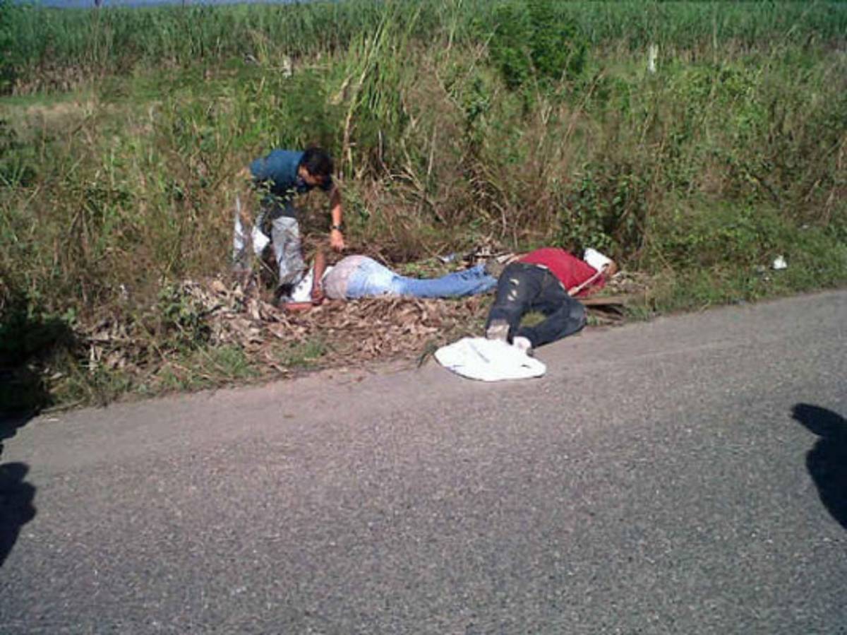 Ejecutados encuentran a tres hombres en el norte de Honduras