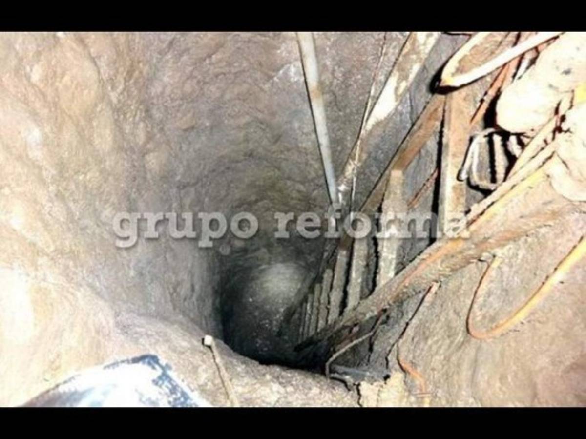 Revelan más fotos de túnel por donde se fugó 'El Chapo'