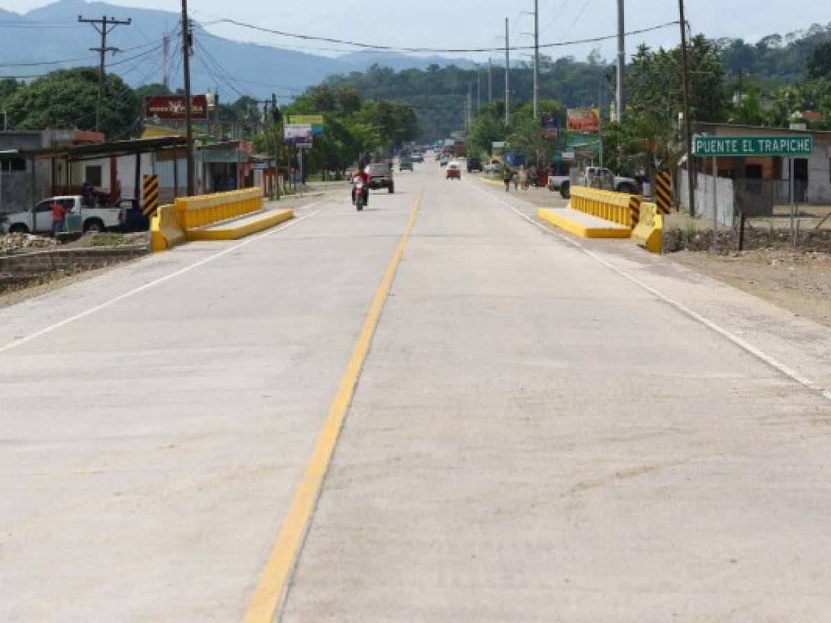 Inauguran carretera de 53.6 kilómetros del Corredor Agrícola que une Olancho y Colón
