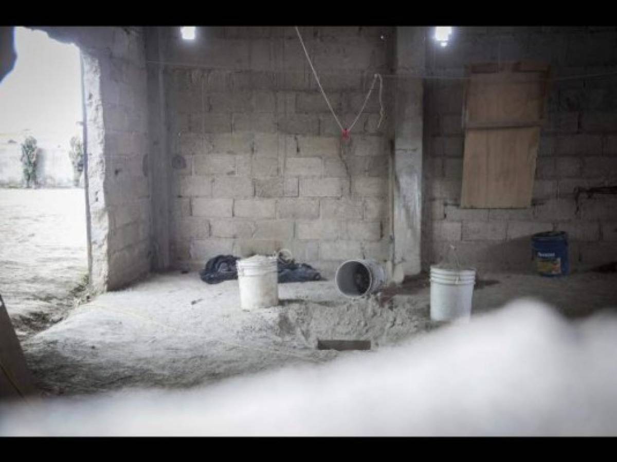 Revelan más fotos de túnel por donde se fugó 'El Chapo'