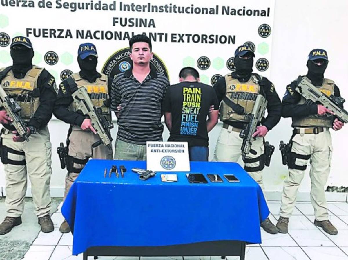 El 'Boomerang” y 'Tim”, detenidos por extorsión