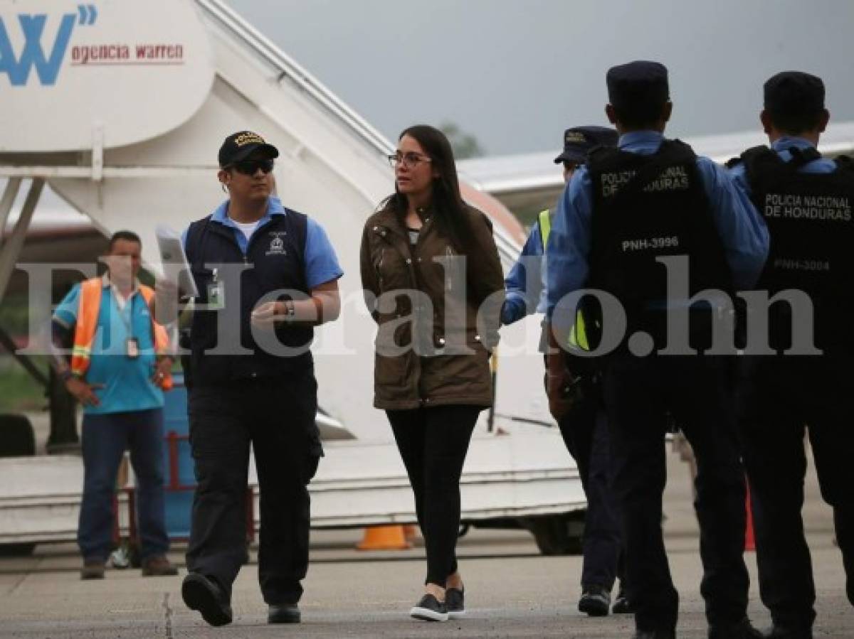 La expalillona Ilsa Vanessa Molina regresa deportada a Honduras