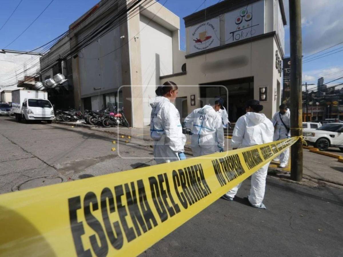 Los daños que dejó el ataque en restaurante de comida asiática en la capital