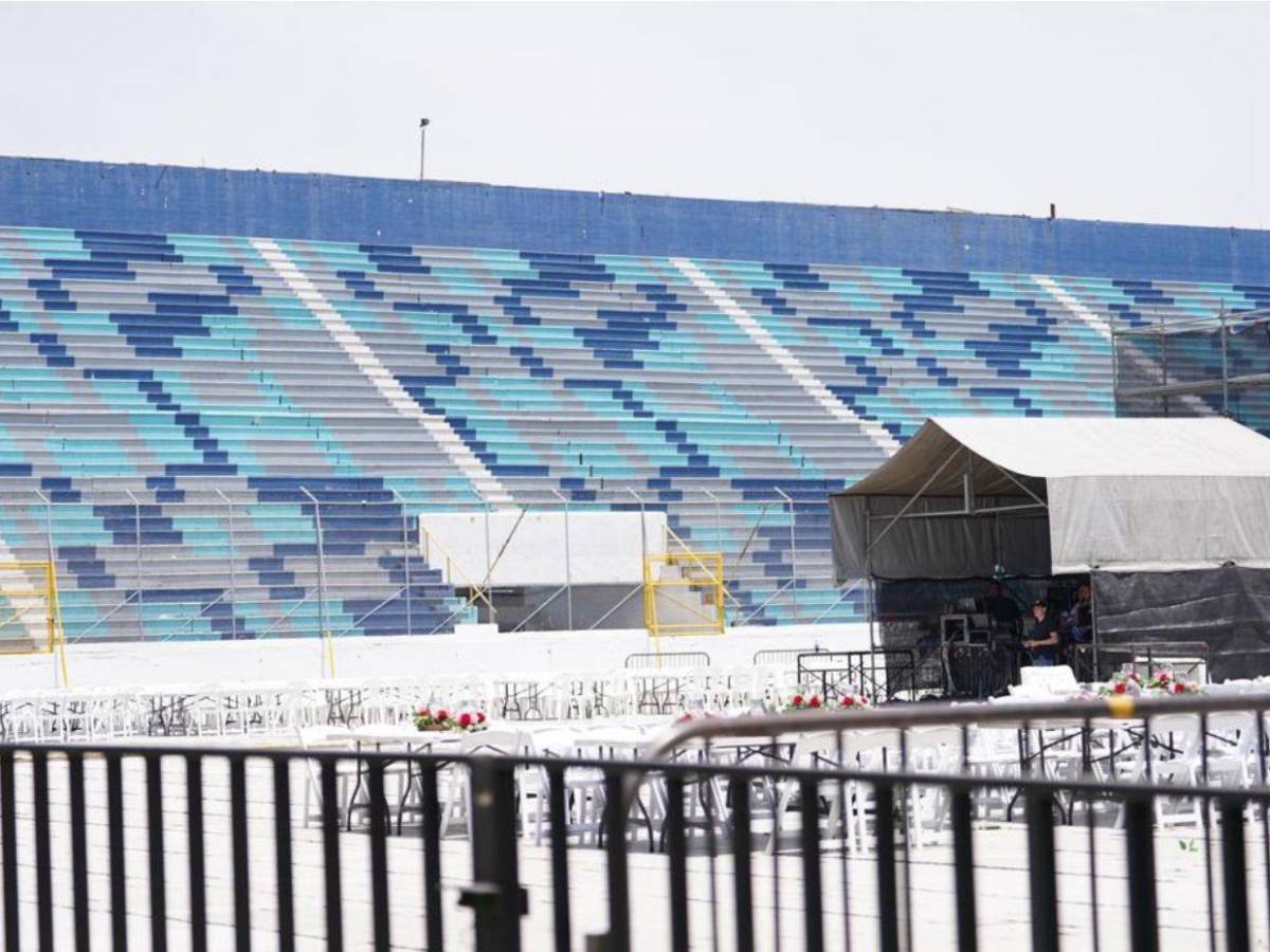 Más deteriorada: así luce la grama del Morazán previo a concierto gratuito