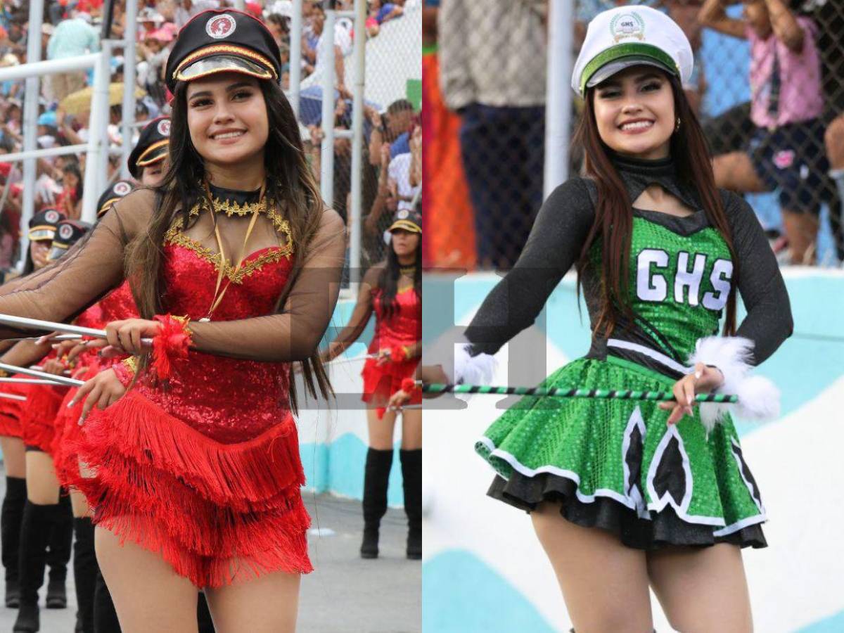 Por segunda vez, Michelle Sánchez vuelve a robar suspiros en los desfiles patrios