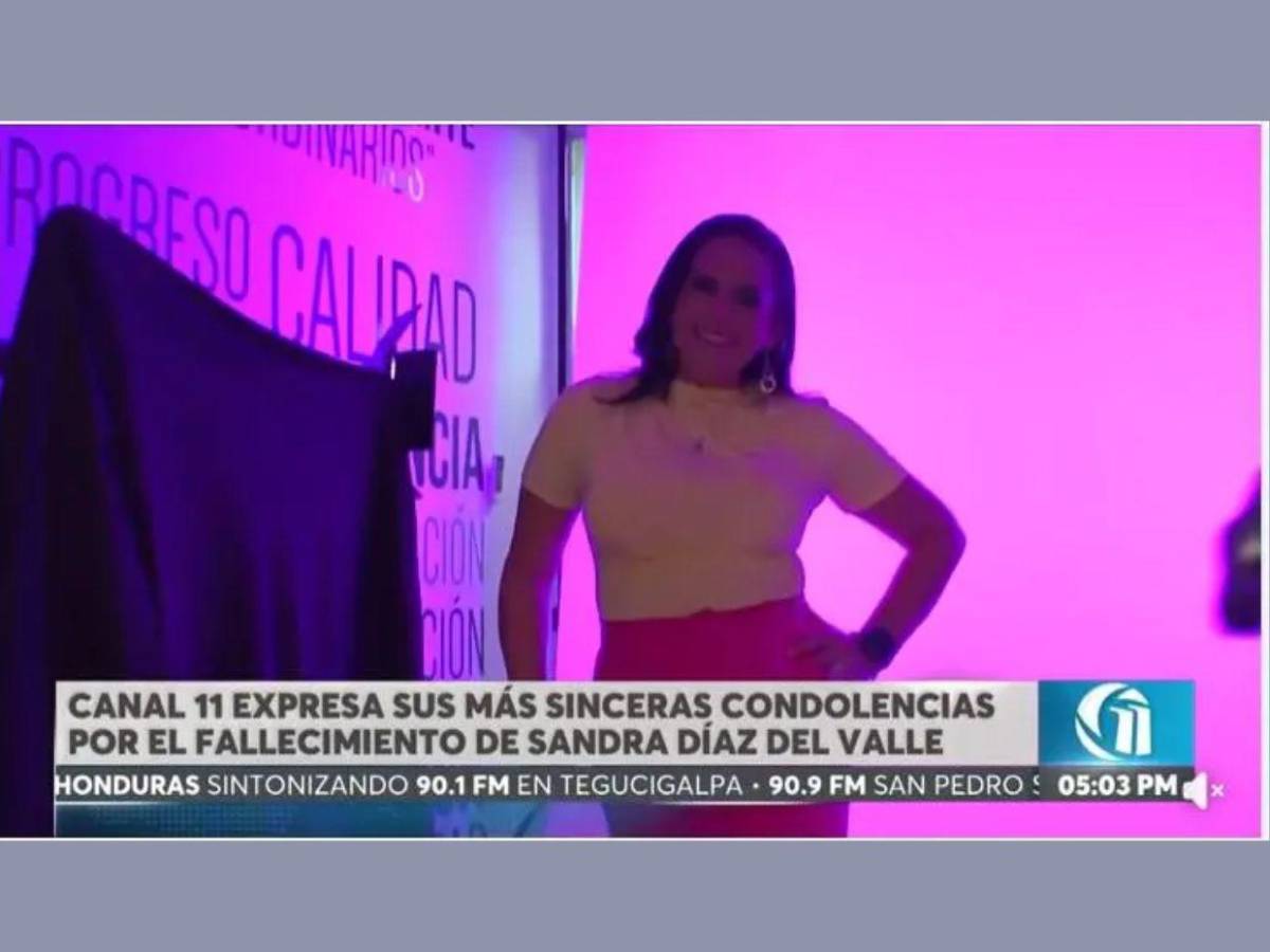 Dolor en la TV hondureña: así despiden a la chef Sandra Díaz