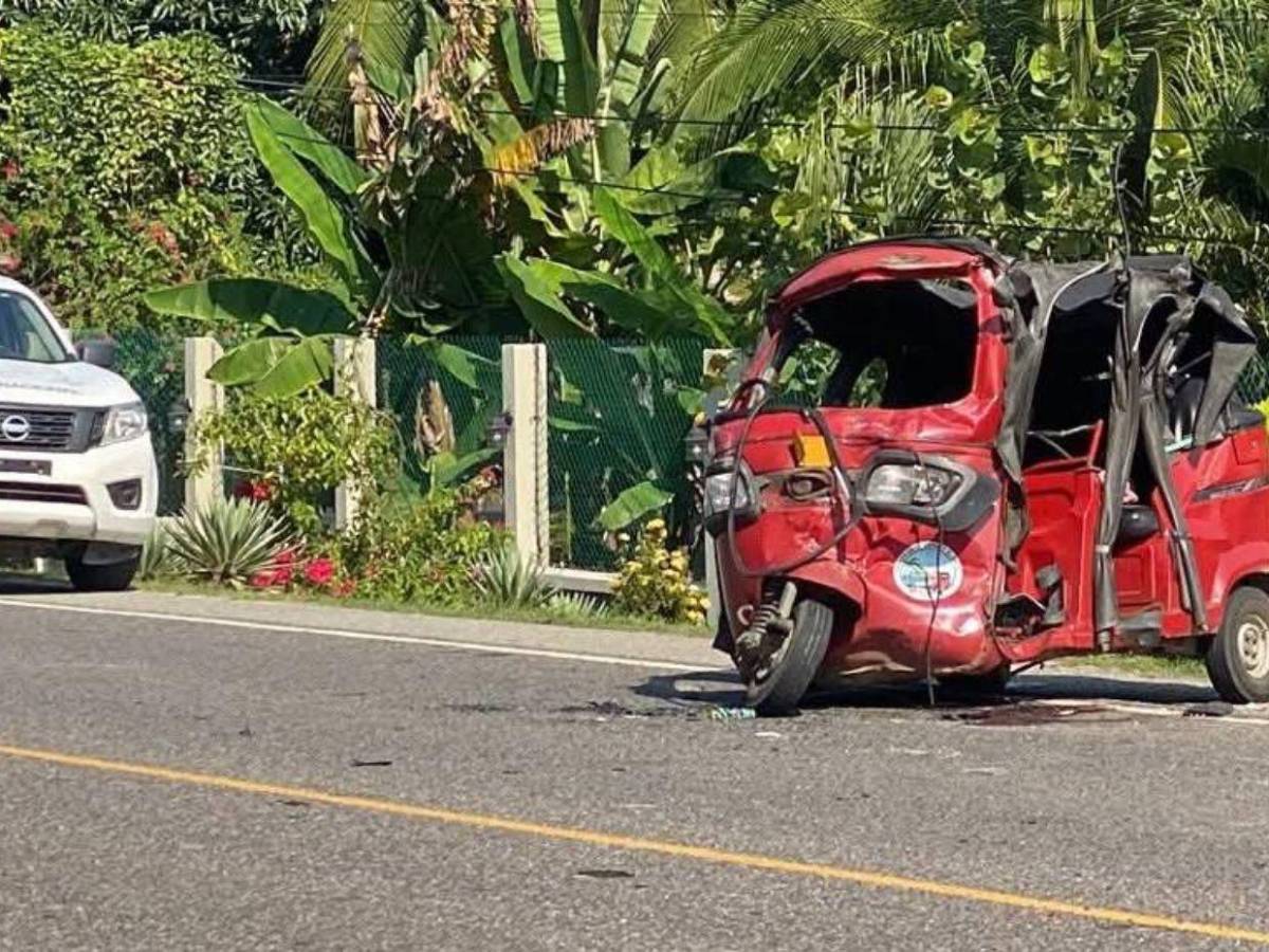Él iba en carro prestado y la novia lo conducía, pero ella se fugó: testigos sobre colisión en Omoa