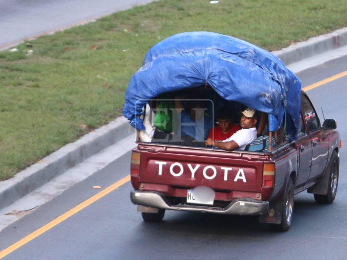 Congestión vial en salida al norte por masivo retorno a la capital tras Semana Santa