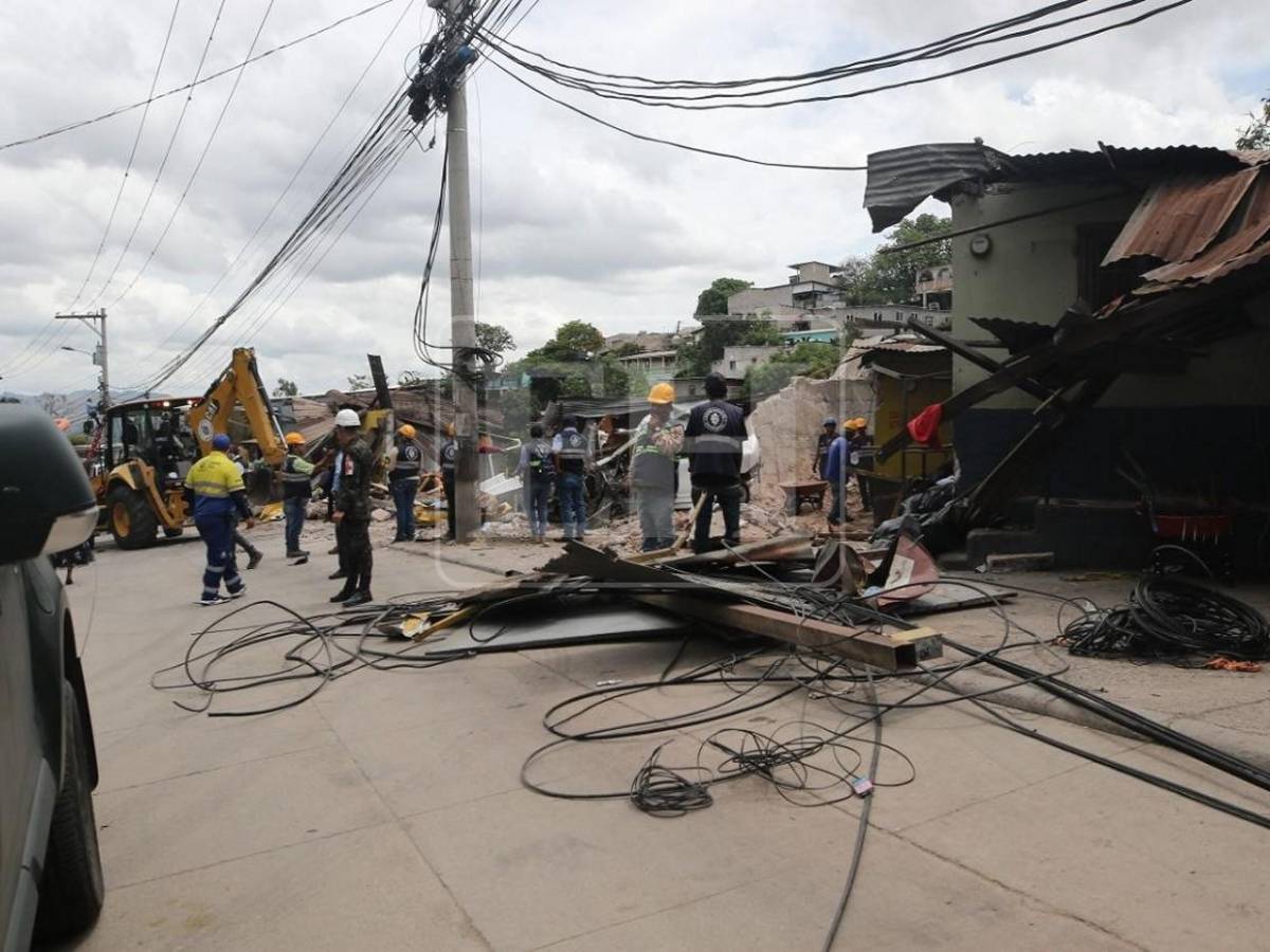 Zona donde ocurrió la tragedia de Villa Nueva, un día después del fatal accidente
