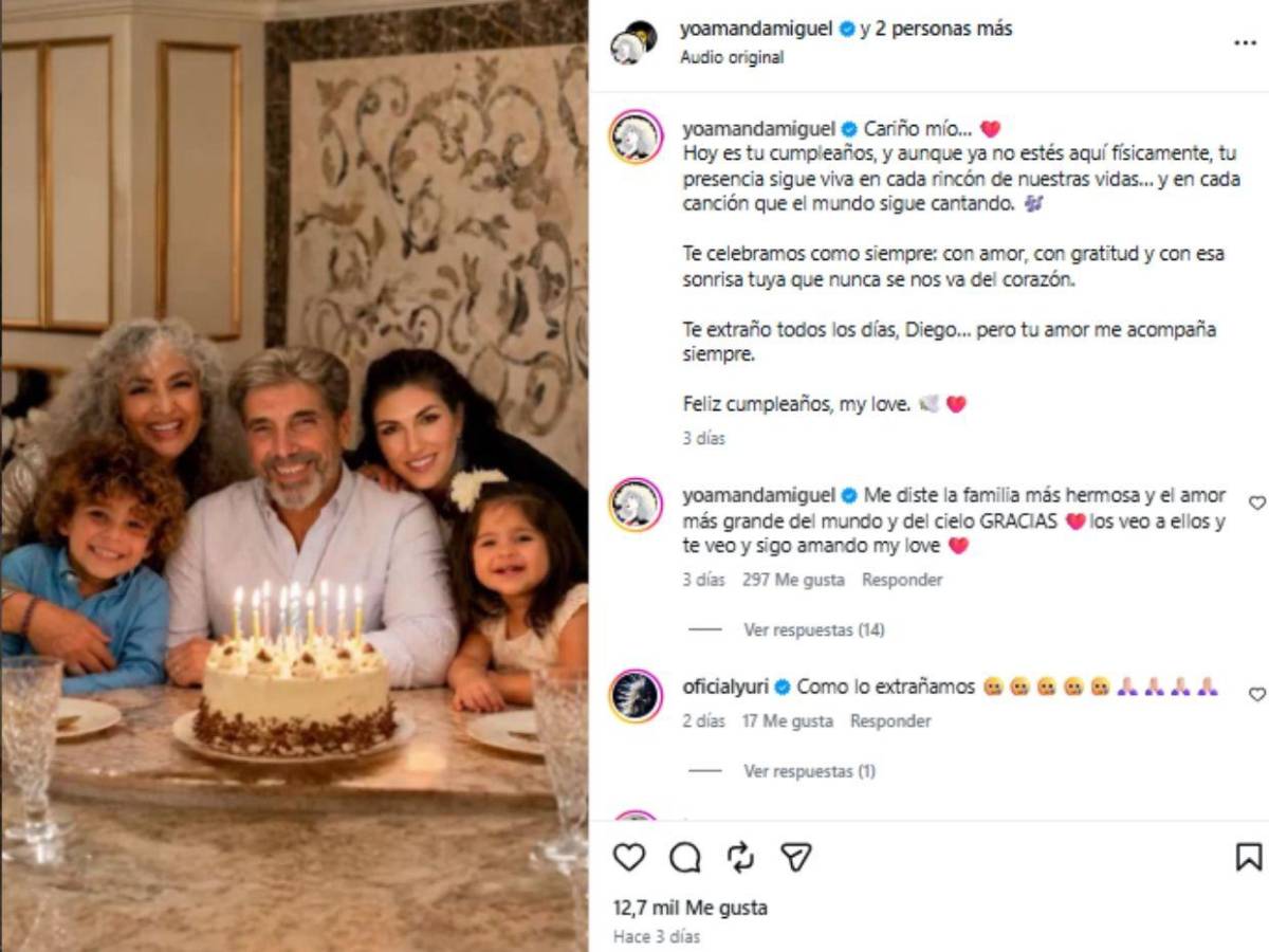 ¿Cómo podré olvidar?: Amanda Miguel recuerda a Diego Verdaguer en su cumpleaños 75