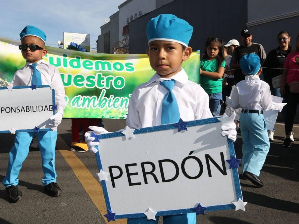 Alegría, mensajes y patriotismo: el ambiente en los desfiles patrios de prebásica