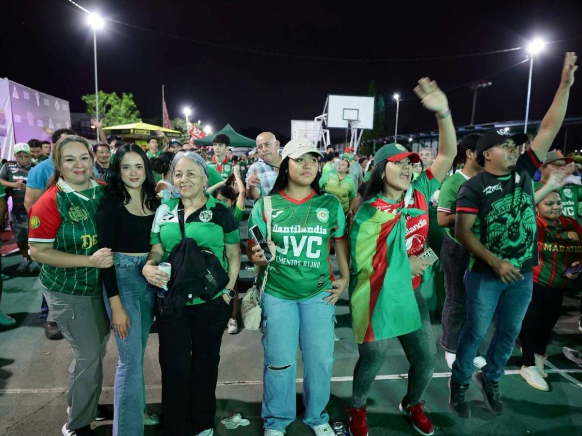 Así vibró la afición verdolaga en la gran fiesta del Marathón por su centenario