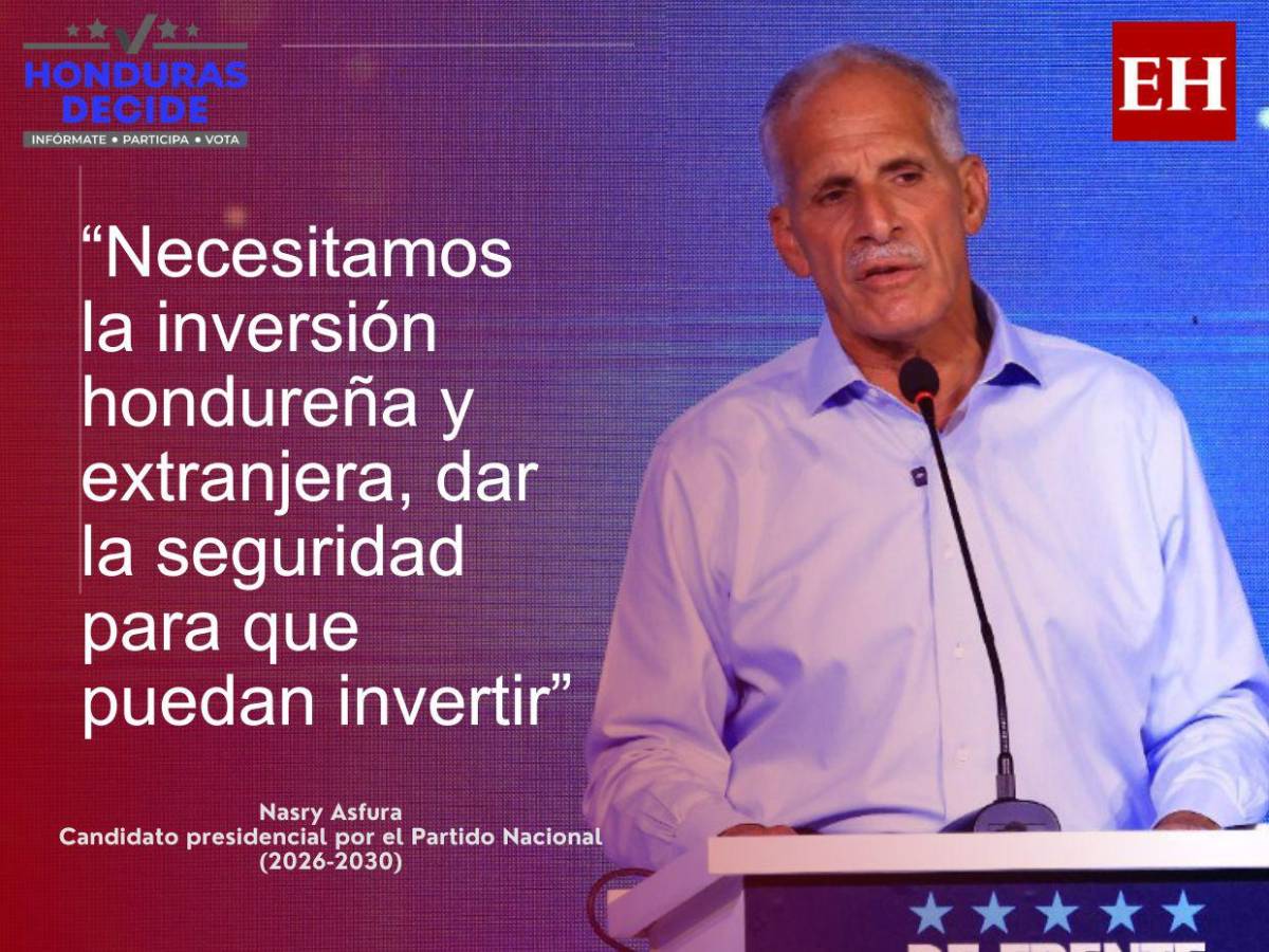 Denme esa oportunidad, Honduras: las frases de Nasry Asfura en foro de USAP