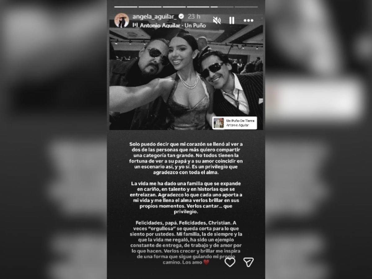 Ángela Aguilar tras el desaire de Nodal en los Latin Grammy: No todos tienen la fortuna