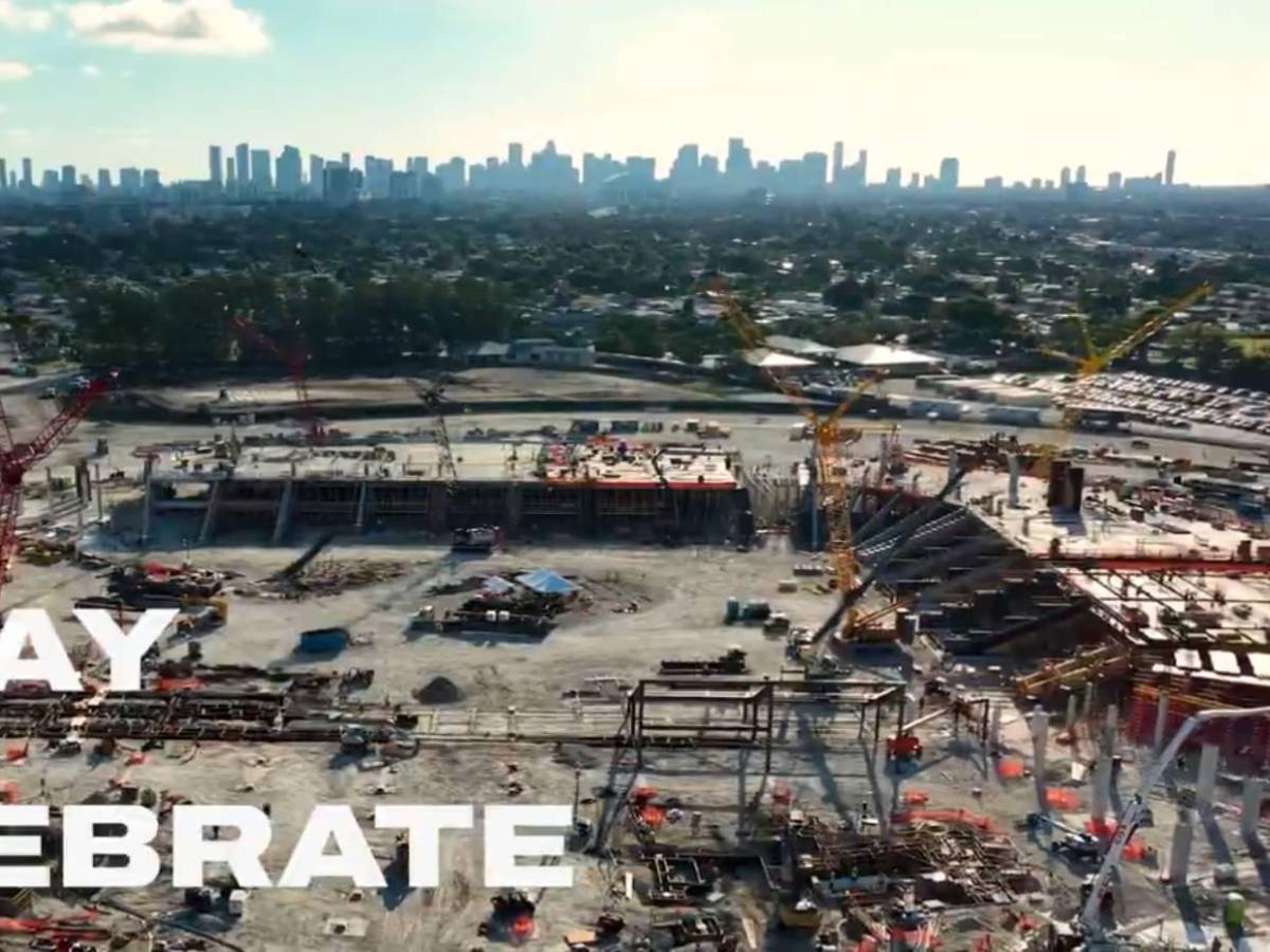 Nuevo estadio del Inter Miami de Messi: así avanza la construcción