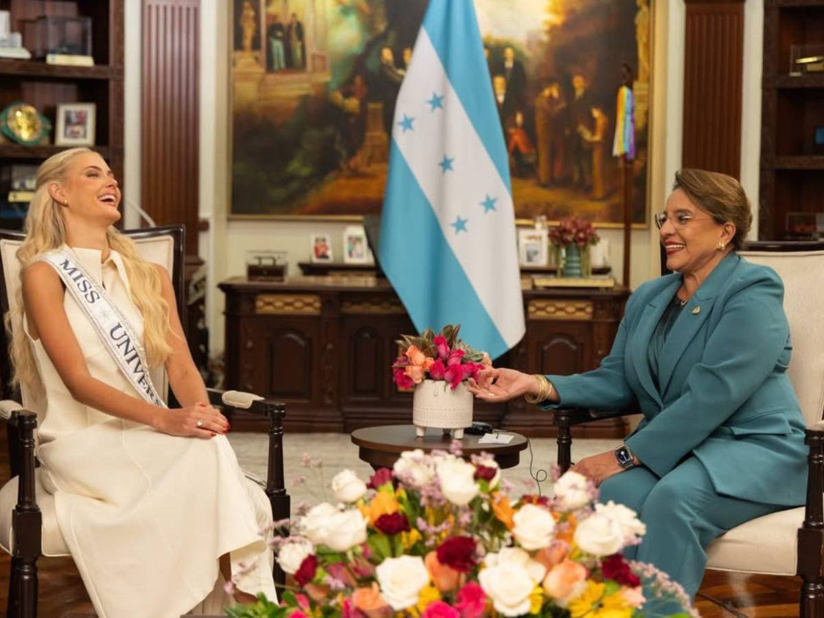 Publican fotografías oficiales del encuentro entre Victoria Kjær y Xiomara Castro