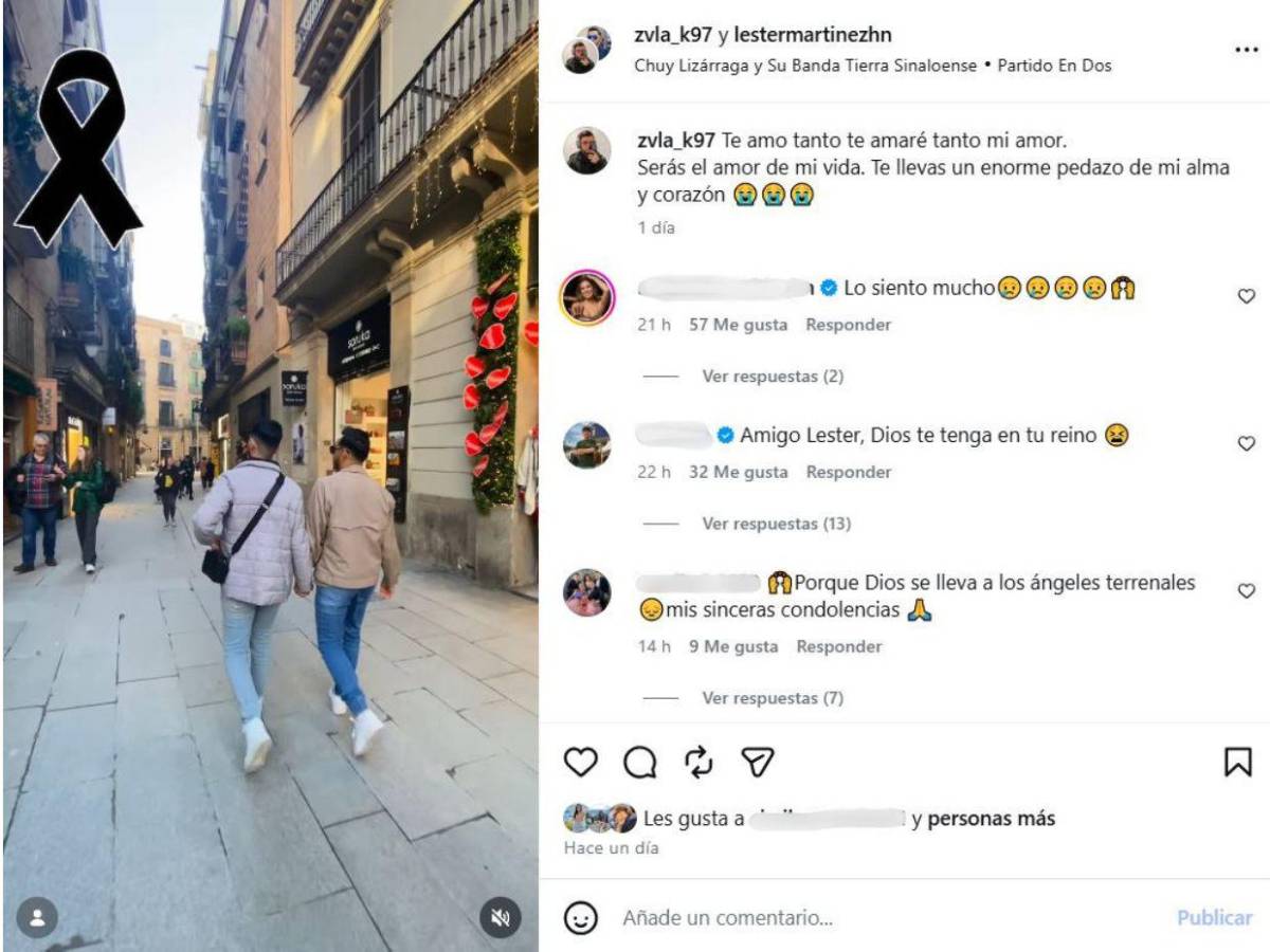 Te amaré tanto: despedida de pareja de Lester Martínez, periodista hondureño que murió en España