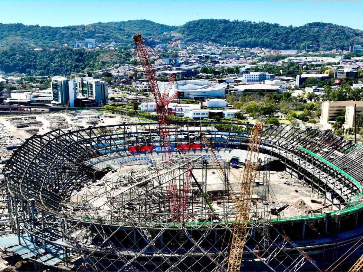 Estadio más grande de Centroamérica: Así avanza la construcción del moderno recinto en El Salvador