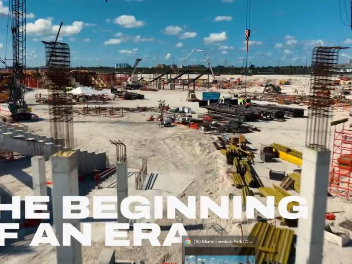 Nuevo estadio del Inter Miami de Messi: así avanza la construcción