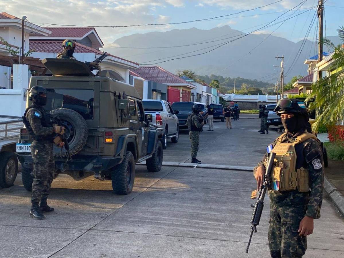 Mansiones y un carwash: los lugares allanados en la zona norte del país