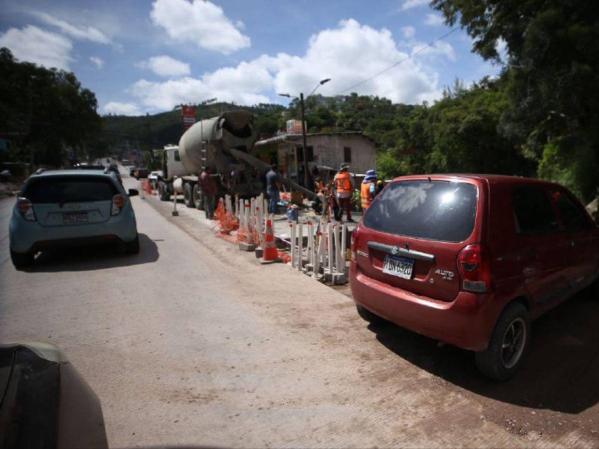 Salida a oriente de Tegucigalpa: tráfico más fluido tras obras de reconstrucción