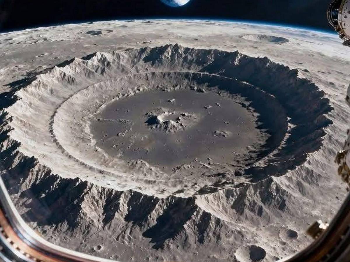 ¿Qué significan las fotografías de la Luna con colores en su superficie?