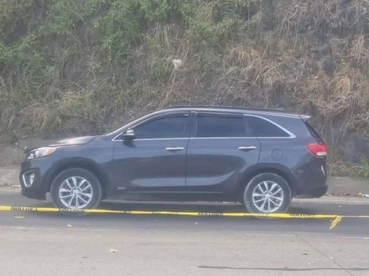 Ariel Ríos fue asesinado dentro de su carro en Cortés; viajaba con su hijo de 2 años