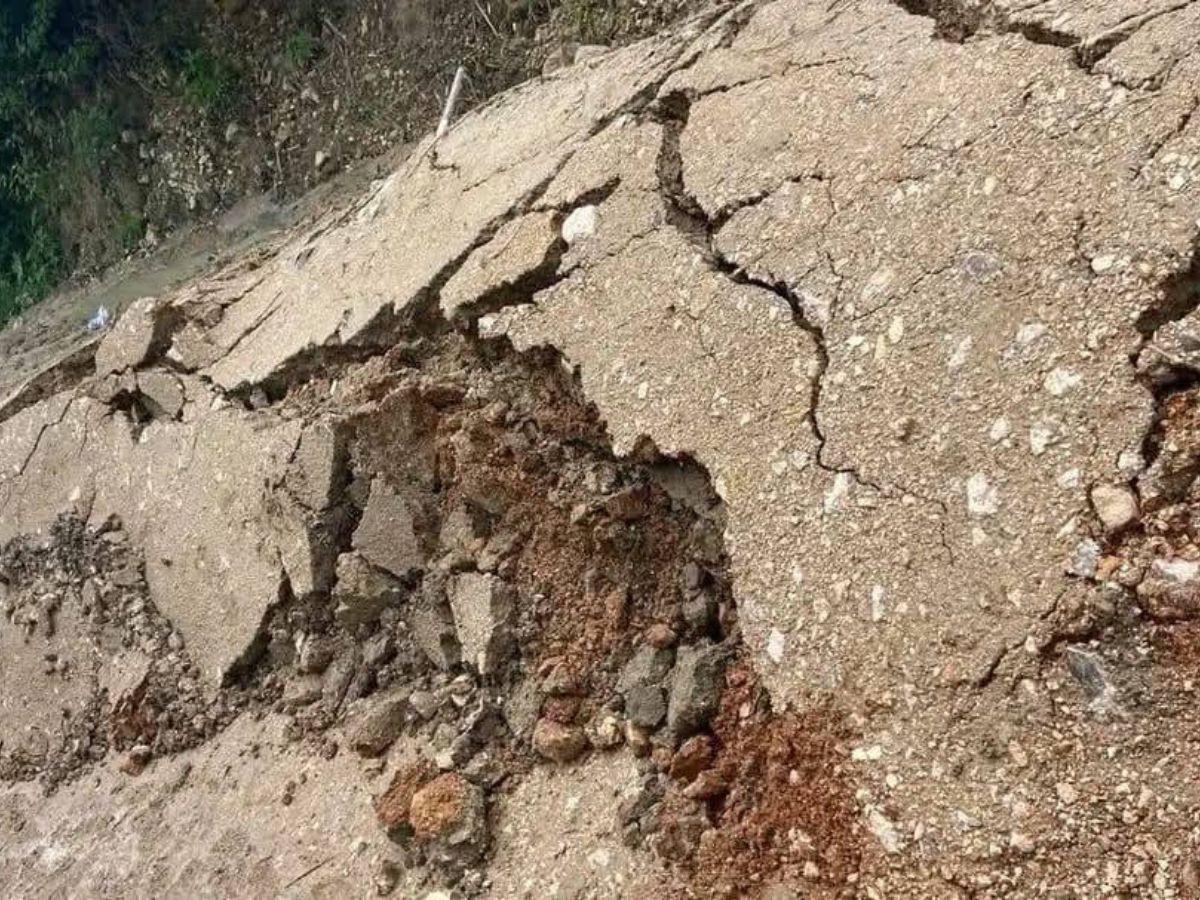 Falla geológica destruye viviendas y provoca evacuaciones en Ocotepeque