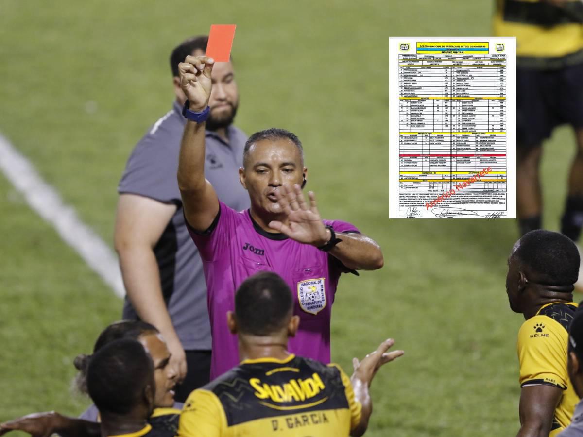 Acta arbitral del Real España-Génesis y los expulsados que no todos miraron