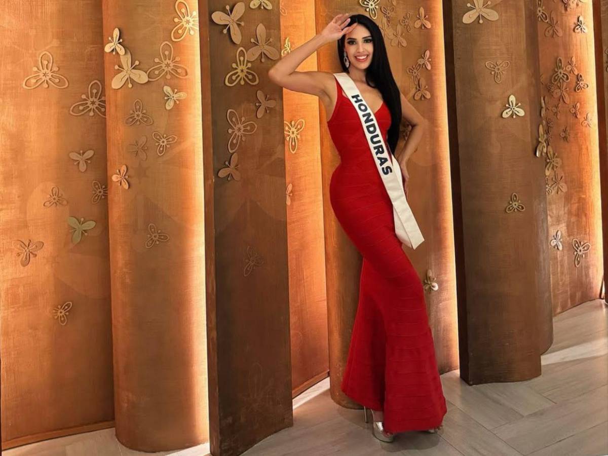 Deslumbrante: así lució Miss Honduras en cena de gala de Miss Universo 2025
