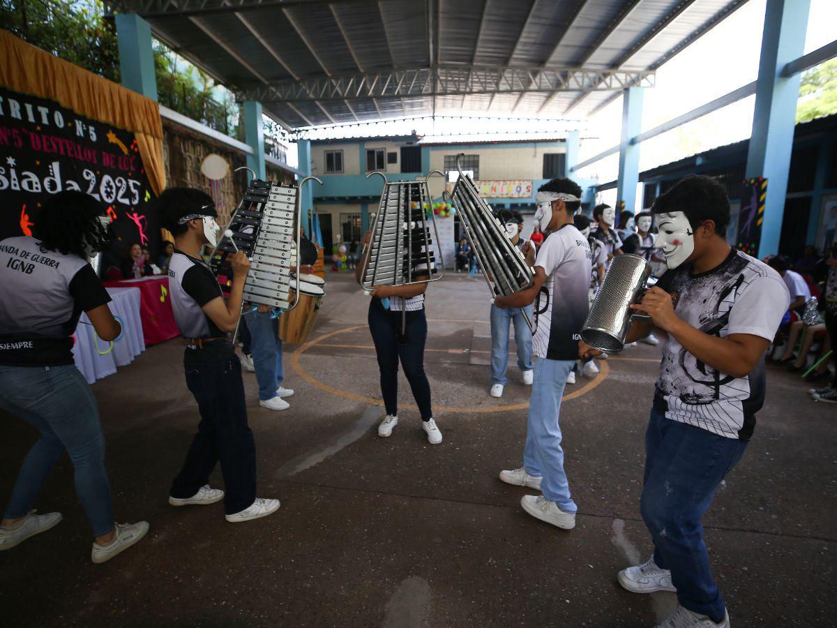 Al ritmo de la salsa: así se robará el show la banda de guerra del Instituto Nimia Baquedano