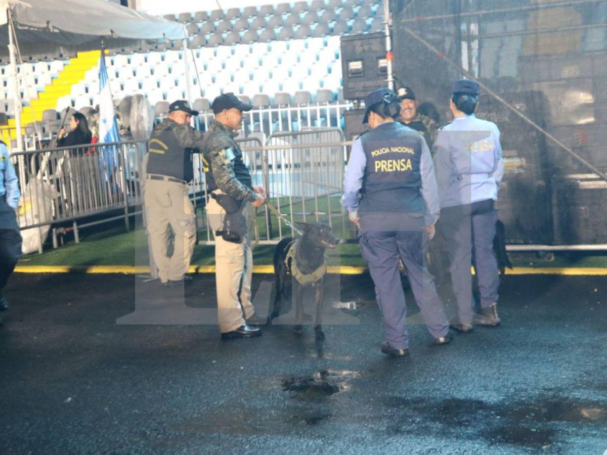 El Estadio Nacional, bajo vigilancia estricta en los desfiles patrios