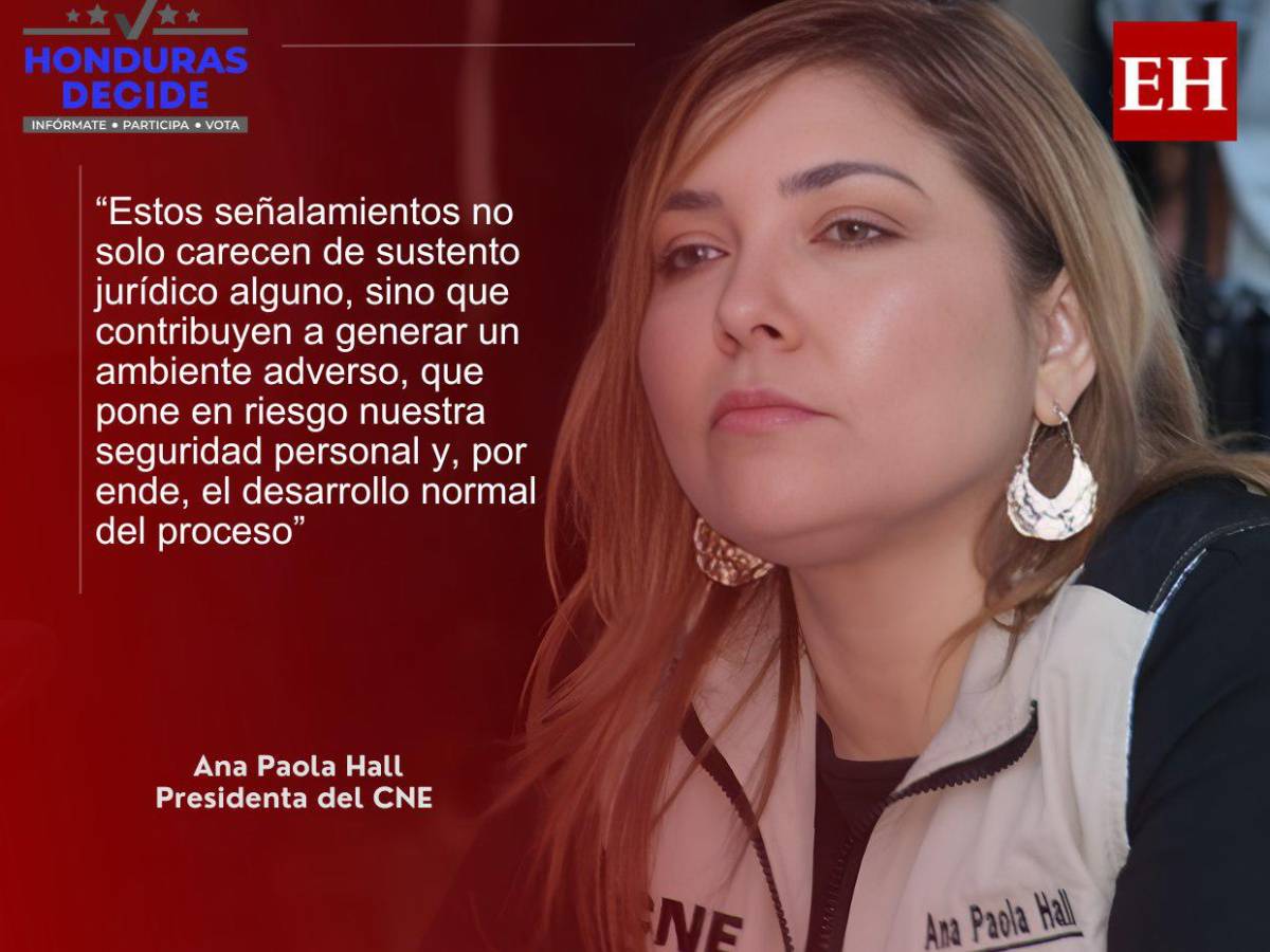 Autoridades nacionales son las que han generado intimidación contra nosotras: Ana Paola Hall