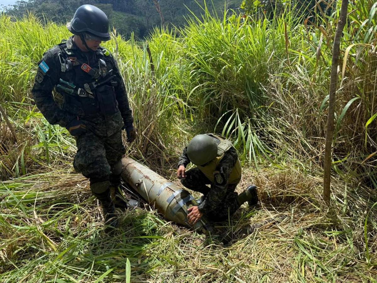 Una bomba dormida desde los 80´: vestigio bélico que Olancho guardó por más de 40 años