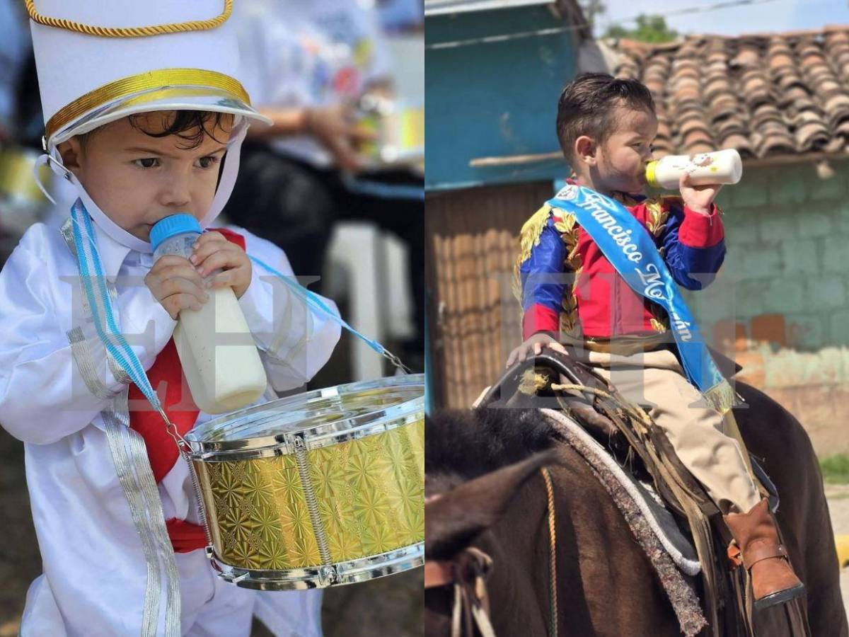 Así luce ahora Daniel Andrés Castañeda, niño que causó ternura en desfiles en El Triunfo, Choluteca, en 2024