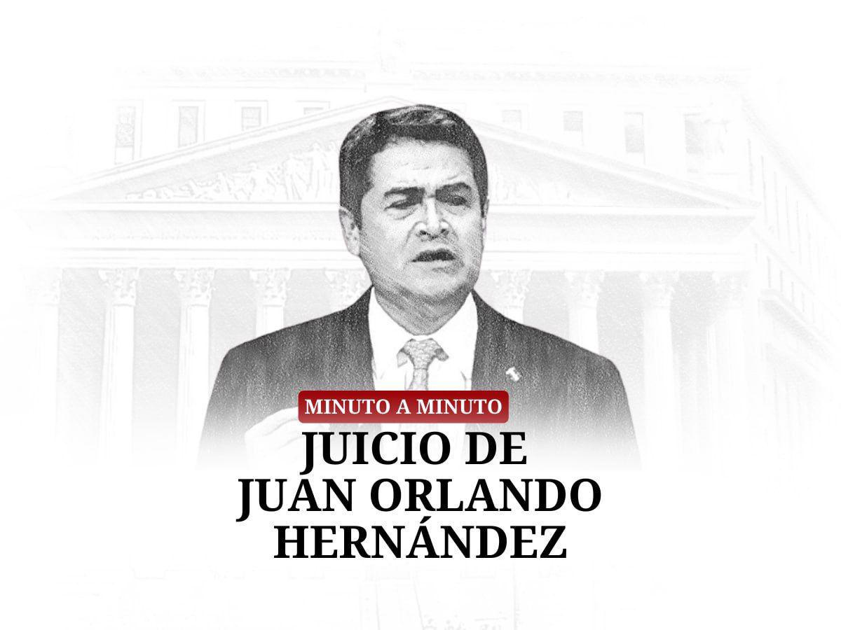 En vivo: décimo día del juicio de Juan Orlando Hernández en directo