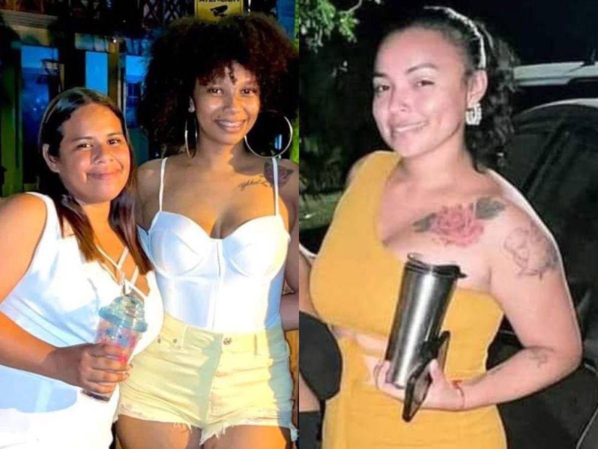 De izquierda a derecha: Nikendra McCoy, Dione Solórzano y María Antonia Cruz, presuntas víctimas de Gilbert Reyes.
