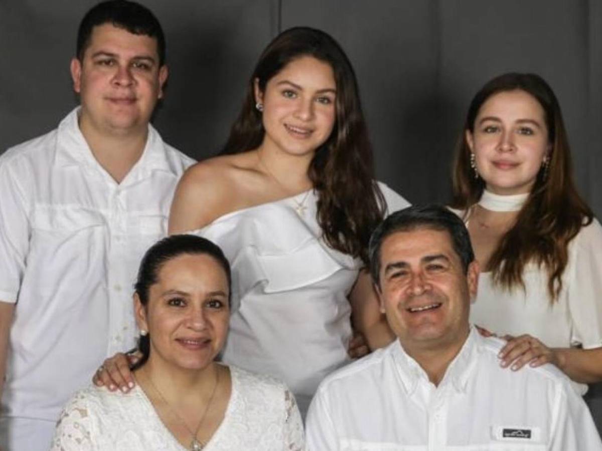 La familia de Ana García, la precandidata nacionalista y ex primera dama de Honduras
