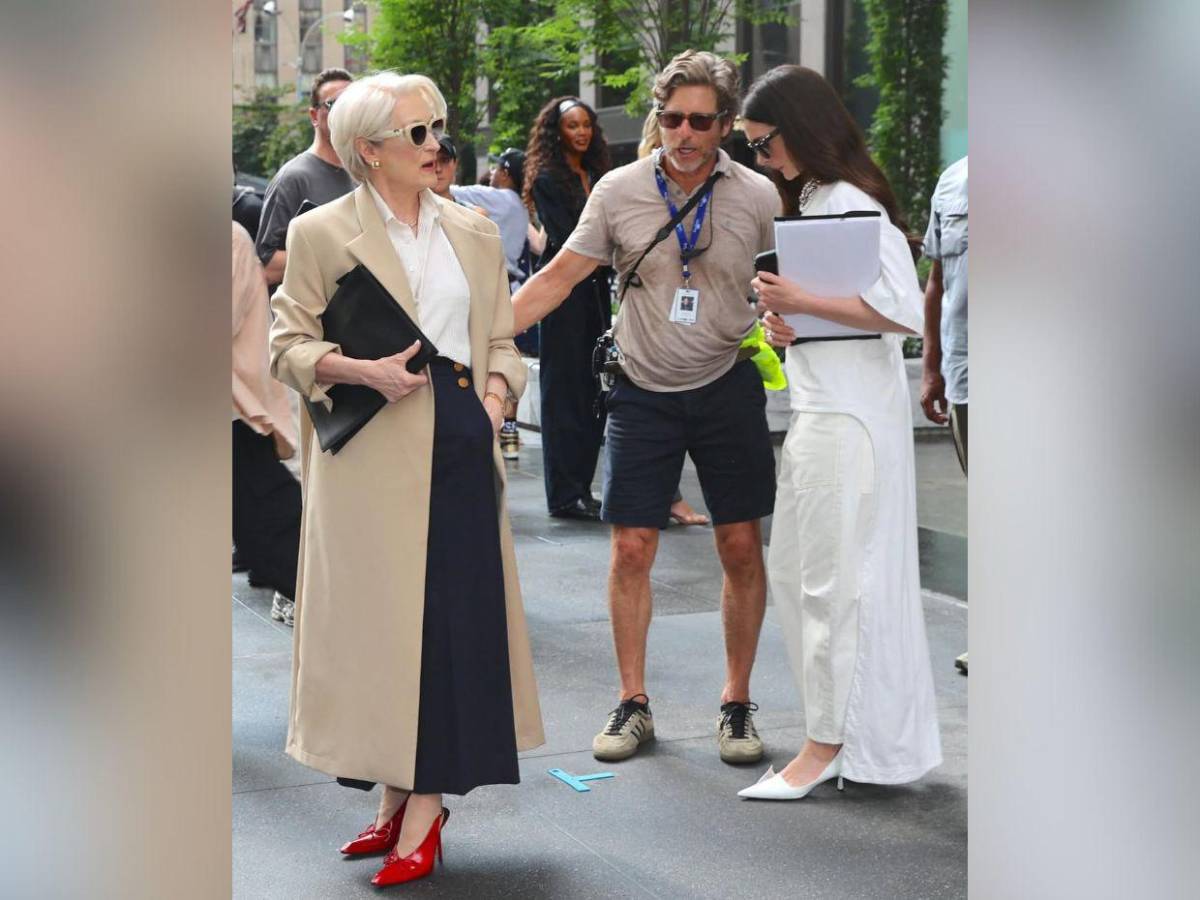 Internautas molestos por el spoiler en el rodaje de El diablo viste a la moda 2